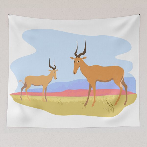 Item preview, Two hirola antelopes  designed and sold by SpottedPilot.