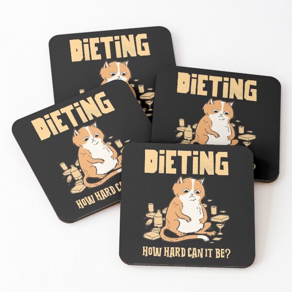 Item preview, How Hard Can It Be - Dieting Cat designed and sold by Clothing-Guru.