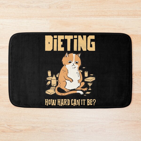 Item preview, How Hard Can It Be - Dieting Cat designed and sold by Clothing-Guru.