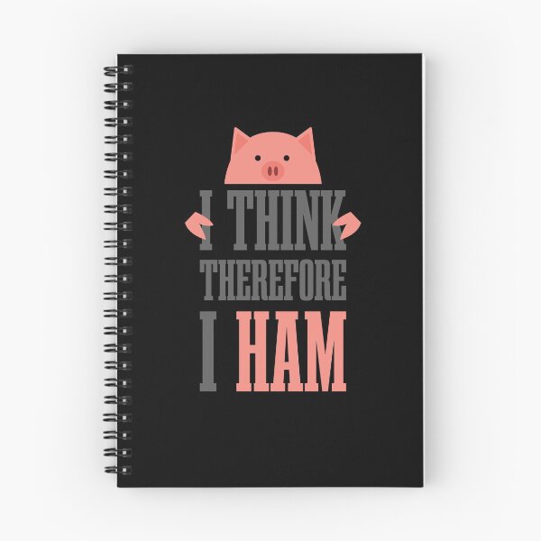 Item preview, I think therefore I ham (Cogito ergo sum) designed and sold by 4stoics.