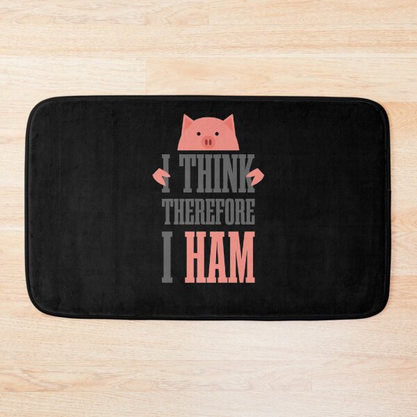 Item preview, I think therefore I ham (Cogito ergo sum) designed and sold by 4stoics.