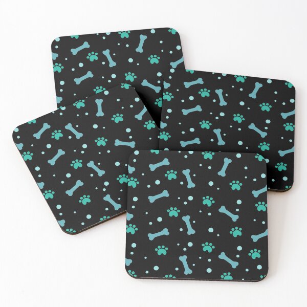 Item preview, Cute Dog Footprint and Bones designed and sold by Qudor.