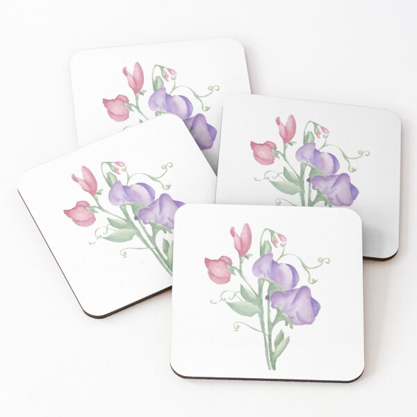 Item preview, Sweet Pea Watercolor Artwork  designed and sold by Samantha Roberts.