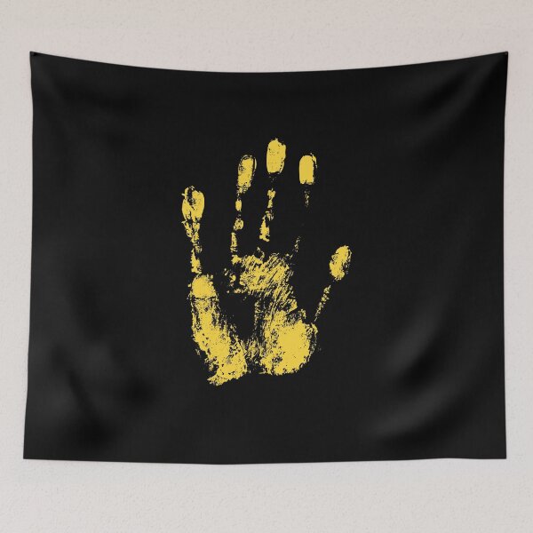 Item preview, Yellow Hand Print  designed and sold by Larinpage.