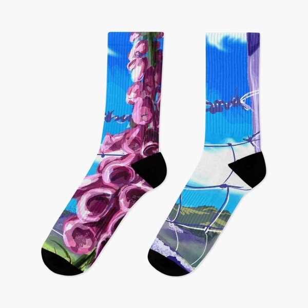 Item preview, Foxglove in the Countryside designed and sold by MeganWhiteArt.