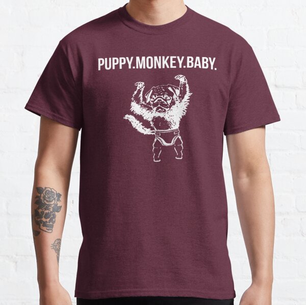 Puppy Monkey Baby Men's T-Shirts | Redbubble