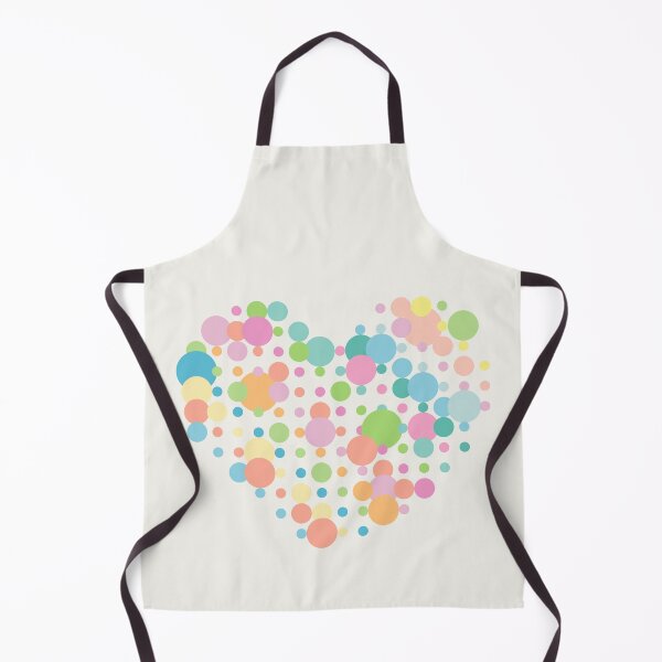 Item preview, Heart - dottet design in pastel colours designed and sold by greatnorris.