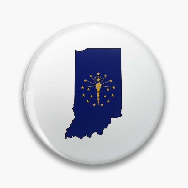 Item preview, Indiana State Flag designed and sold by State Symbols.