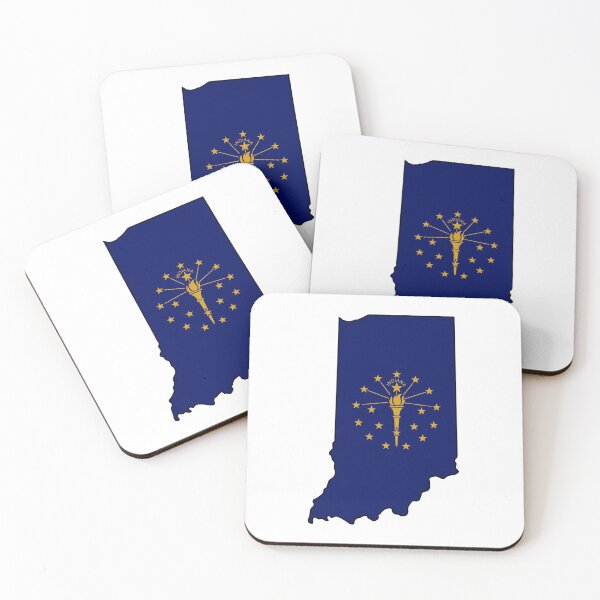 Item preview, Indiana State Flag designed and sold by State Symbols.