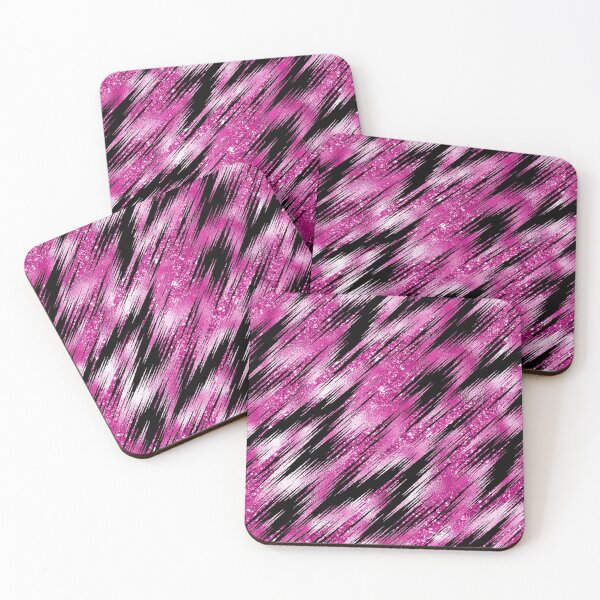 Item preview, Pinstripe Glitter & Cerise designed and sold by ReesDesigns.