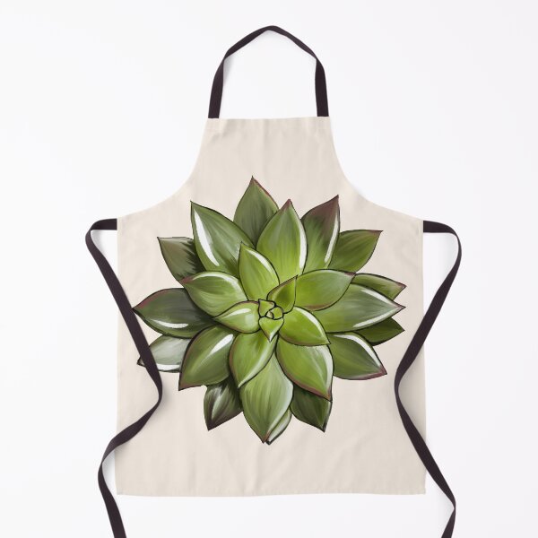 Item preview, Green succulent plant, cool succulent plant watercolor drawing designed and sold by Collagedream.