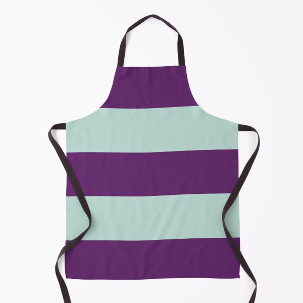 Item preview, Large AUBERGINE and MINT GREEN Horizontal STRIPES designed and sold by RachelMacht.