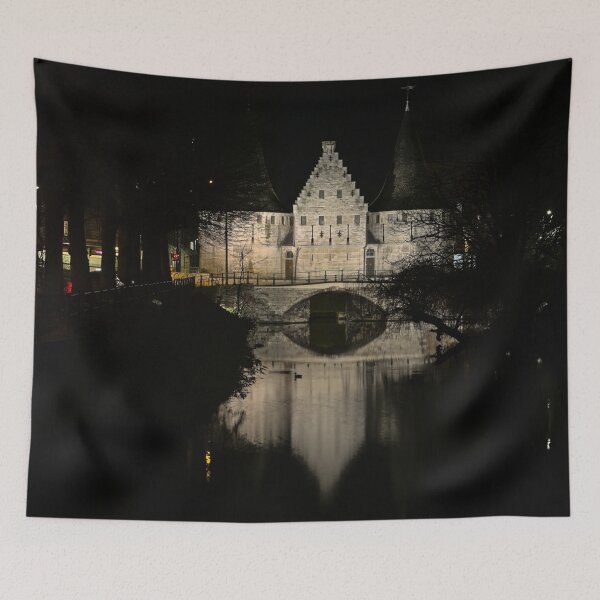Item preview, Rabot towers at night in Ghent designed and sold by xophotography.