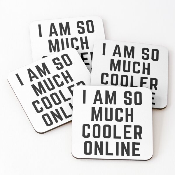 Item preview, Get your act together "I AM SO MUCH COOLER ONLINE sarcastic quote t shirt [P-Q 37][593] designed and sold by HIPNOTIZAR  CRAFTS.