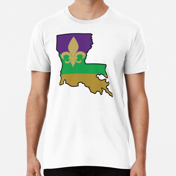 Louisiana State Flag - Louisiana Flag New Orleans Mardi Gras T-shirt