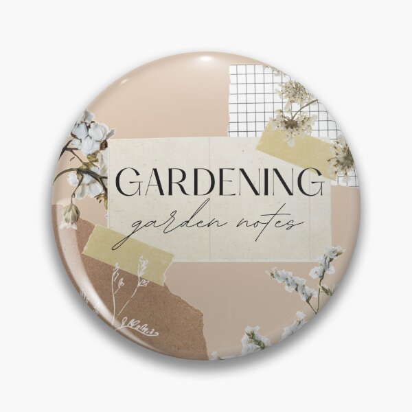 Item preview, GARDENING NOTES Modern Gardener Abstract designed and sold by a-little-ink.