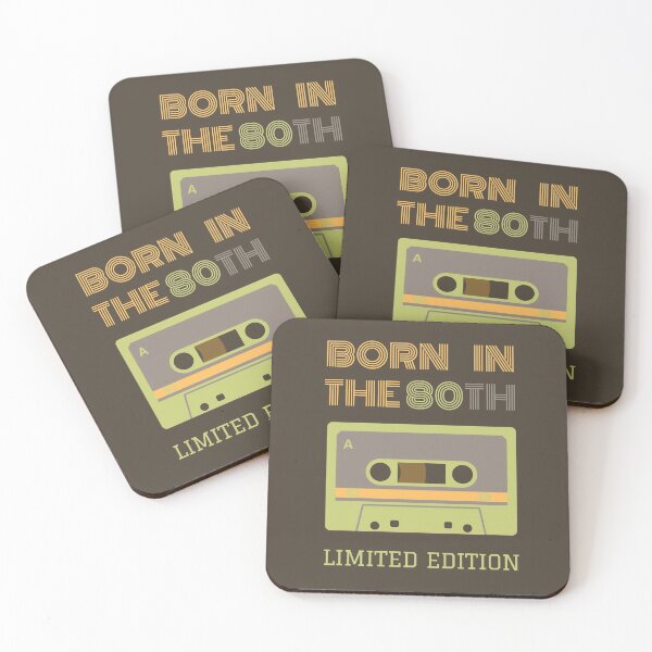 Item preview, Vintage limited edition born in the 1980th Birthday Gift designed and sold by Rrrainbow.