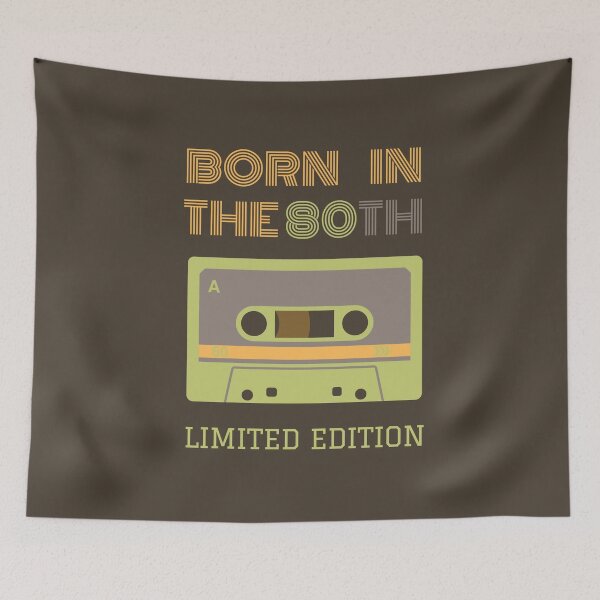 Item preview, Vintage limited edition born in the 1980th Birthday Gift designed and sold by Rrrainbow.