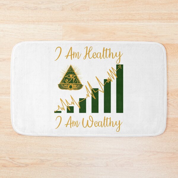 Item preview, I Am Healthy I Am Wealthy designed and sold by theodorchik.