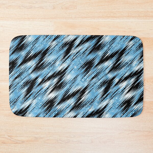 Item preview, Pinstripe Glitter & Blue designed and sold by ReesDesigns.