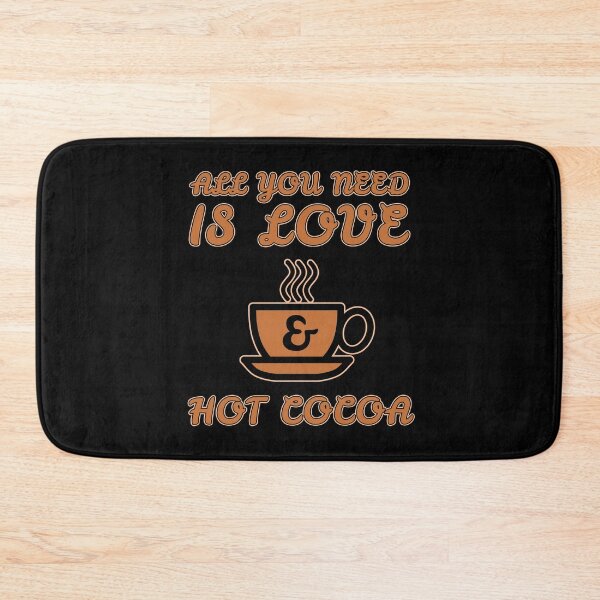 Item preview, Love And Cocoa Cute Chocolate Lover Cozy Comfort Happy Quote designed and sold by sillyquestions.