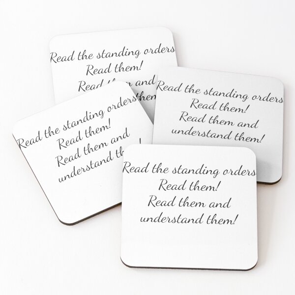 Item preview, Read the standing orders designed and sold by emzimerch1.