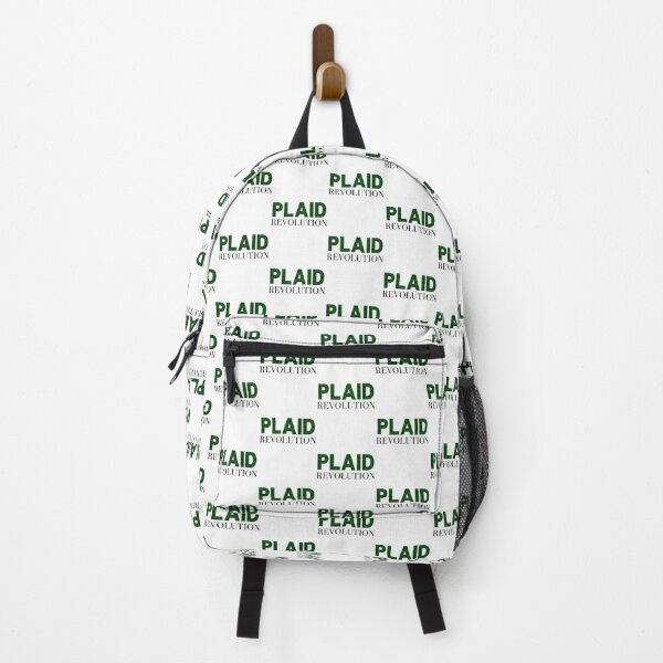 Item preview, Plaid Revolution in Buffalo Plaid Green designed and sold by HappyPeeps.