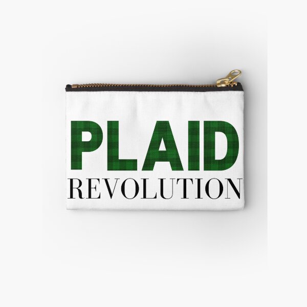 Item preview, Plaid Revolution in Buffalo Plaid Green designed and sold by HappyPeeps.