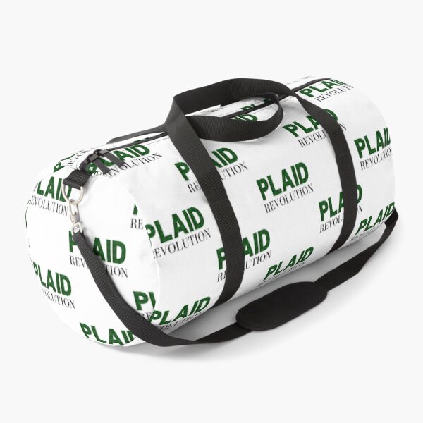 Item preview, Plaid Revolution in Buffalo Plaid Green designed and sold by HappyPeeps.