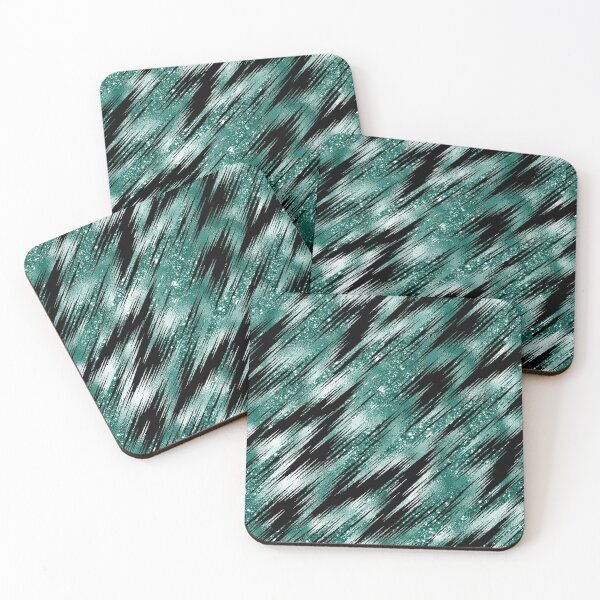 Item preview, Pinstripe Glitter & Deep Green designed and sold by ReesDesigns.
