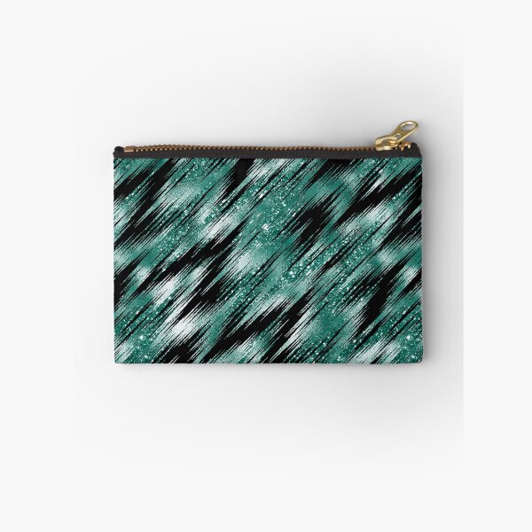 Item preview, Pinstripe Glitter & Deep Green designed and sold by ReesDesigns.