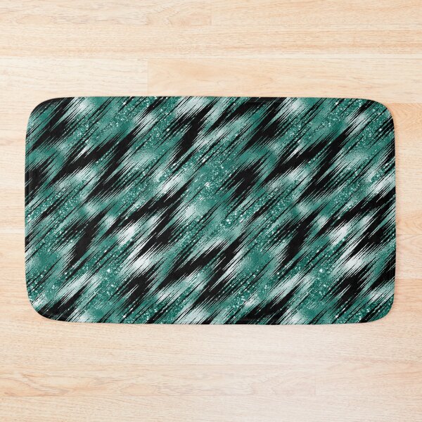 Item preview, Pinstripe Glitter & Deep Green designed and sold by ReesDesigns.