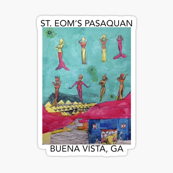 Item preview, Pasaquoyan Town designed and sold by Pasaquan.