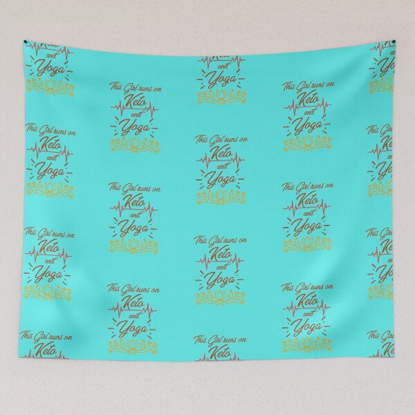 Item preview, This Girl runs on Keto and Yoga designed and sold by KetoLove.