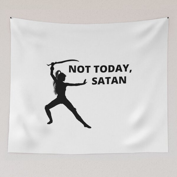 Item preview, Not today, Satan. Inspirational designed and sold by Simpli-fy.