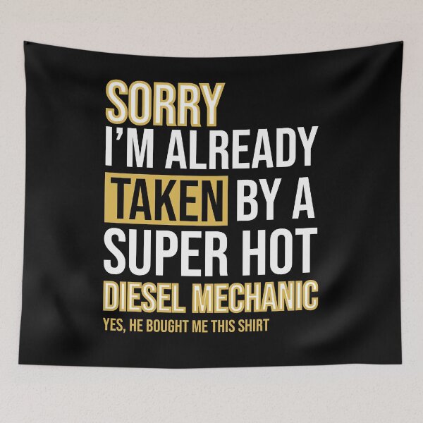 Item preview, Diesel Mechanic Funny T-Shirt - Cute present for A Mechanic Wife designed and sold by NewDayDesigns.