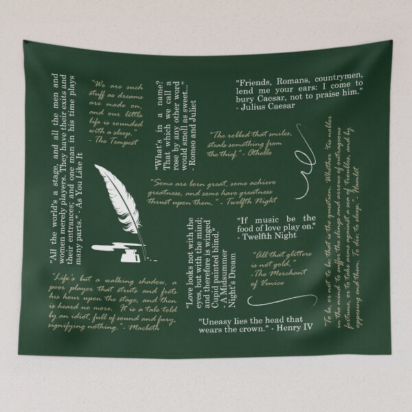 Item preview, Shakespeare Quotes - Word Cloud designed and sold by mymymagic.