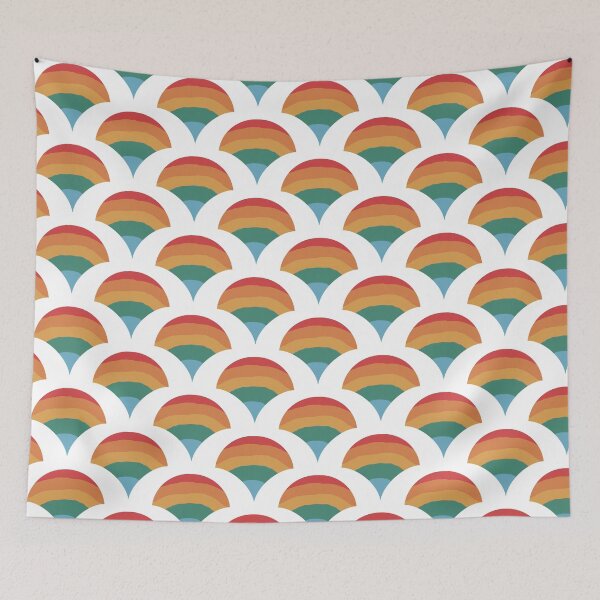 Item preview, Retro rainbow pattern designed and sold by SJAPhoto.