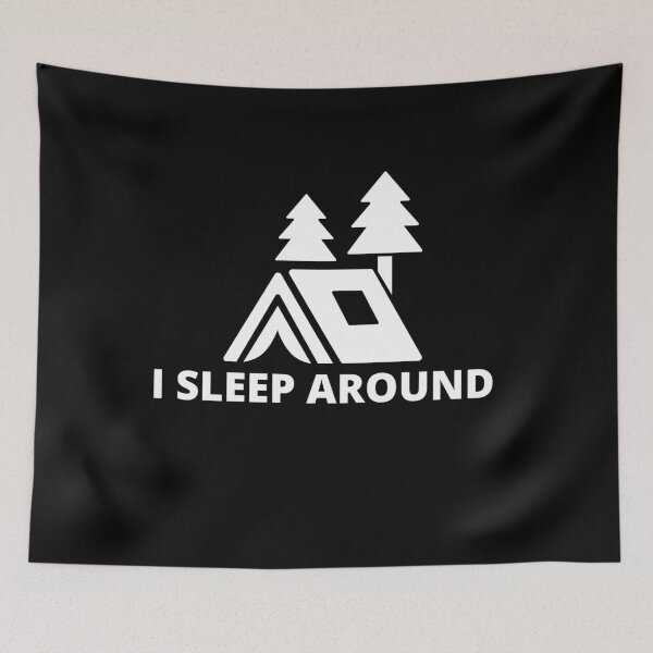 Item preview, I sleep around camping designed and sold by Simpli-fy.