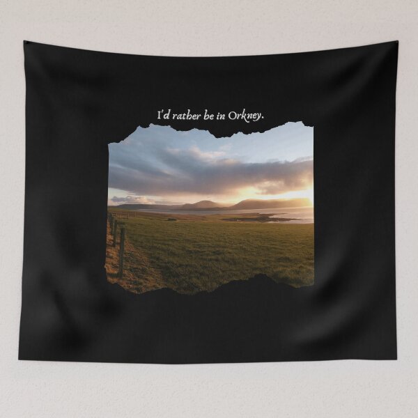 Item preview, Orkney Islands, Scotland ~ "I'd rather be in Orkney." Hoy Island Nature Scene designed and sold by Orkneyology.