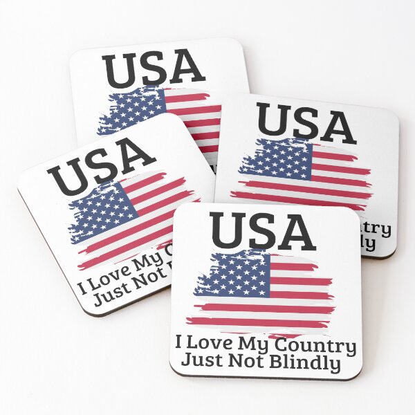 Item preview, USA I Love My Country Just Not Blindly designed and sold by Mothe3rd.