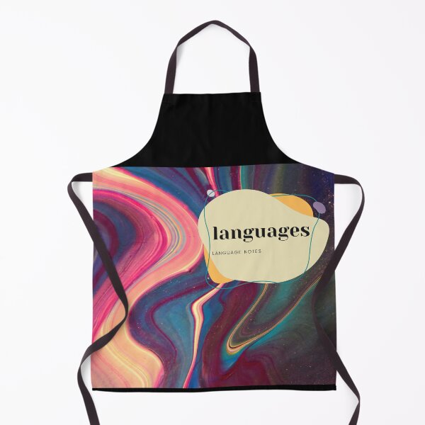 Item preview, LANGUAGE NOTES Modern Language Learning Polyglot Abstract designed and sold by a-little-ink.