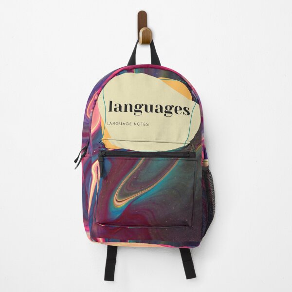 Item preview, LANGUAGE NOTES Modern Language Learning Polyglot Abstract designed and sold by a-little-ink.