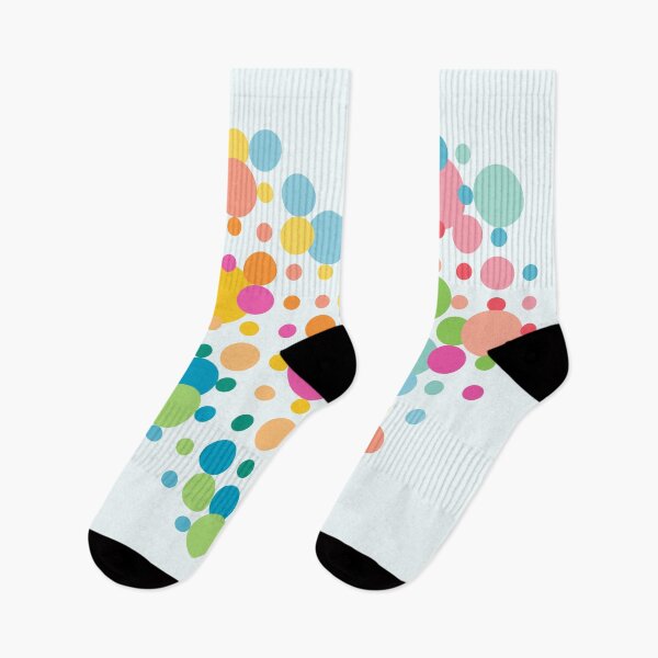 Item preview, Heart - dotted design in neon pastel colours designed and sold by greatnorris.