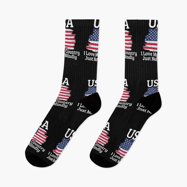 Item preview, USA I Love My Country Just Not Blindly designed and sold by Mothe3rd.