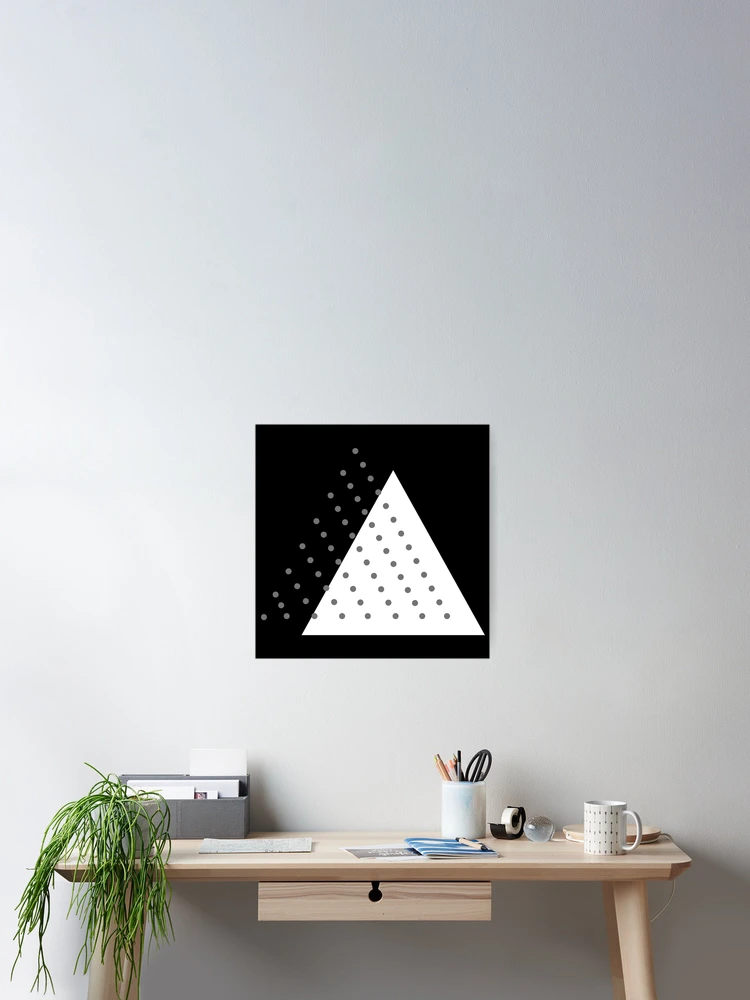Thumbnail 2 of 3, Poster, Triangle Reflection designed and sold by PureGeometry.