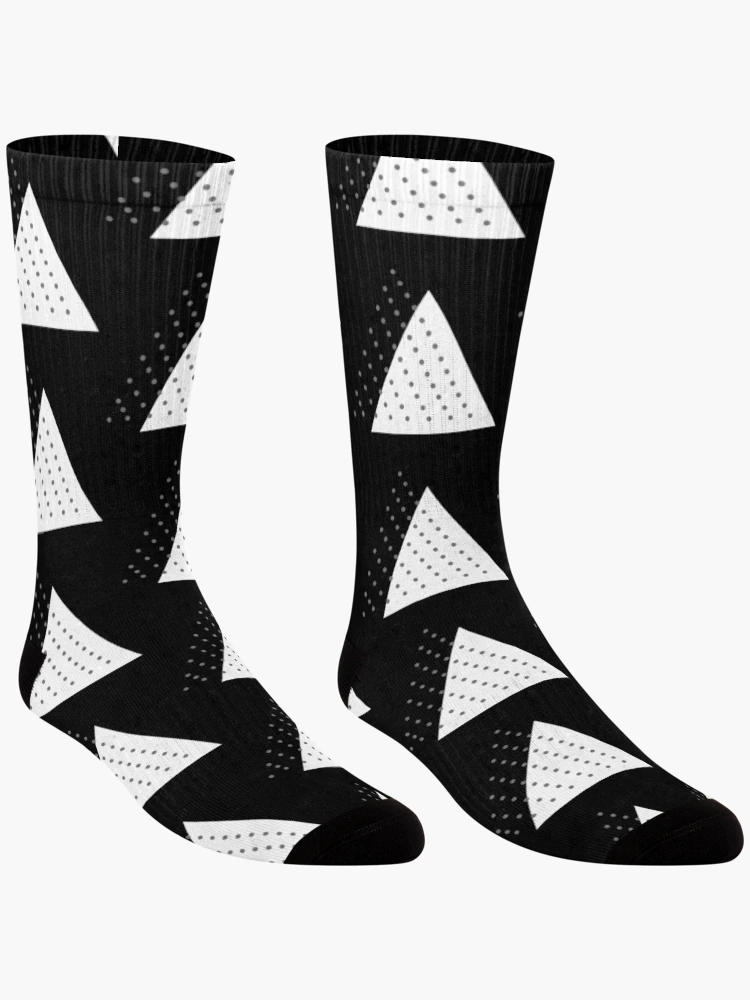 Thumbnail 3 of 5, Socks, Triangle Reflection designed and sold by PureGeometry.