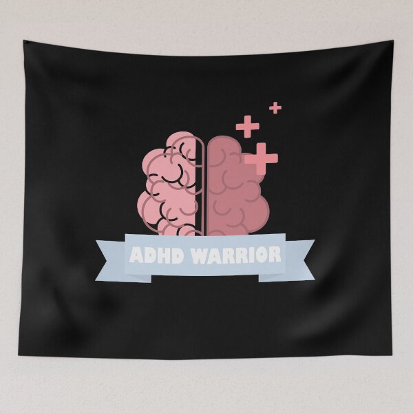 Item preview, ADHD Warrior designed and sold by DesignByJK.