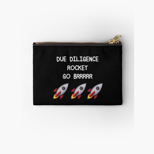 Item preview, Due Diligence Rocket Emoji BRRRRR designed and sold by Aetha.