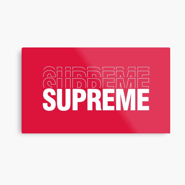 SUPREME Metal Print